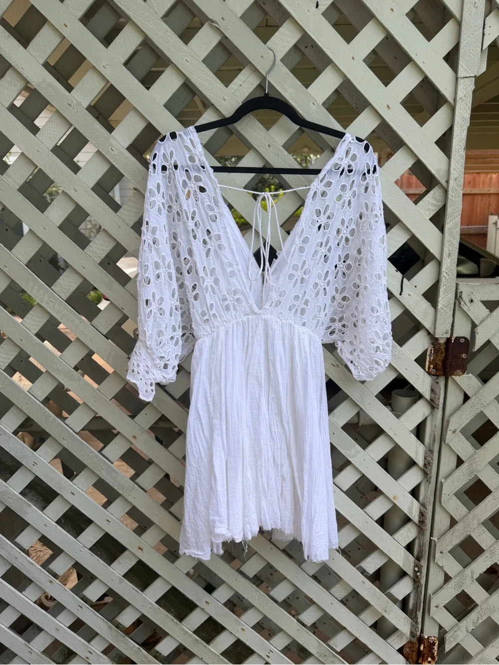 Free people Bella Note Eyelet Mini Dress